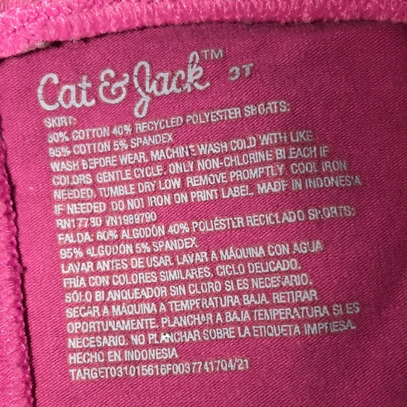 Cat & Jack 3T pink Skort 💕 - Picture 5 of 5